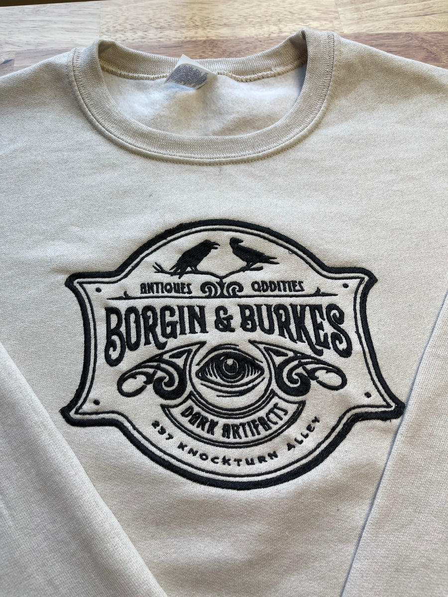 Borgin and Burke Embroidered Crewneck Sweatshirt – splendidthreadsco